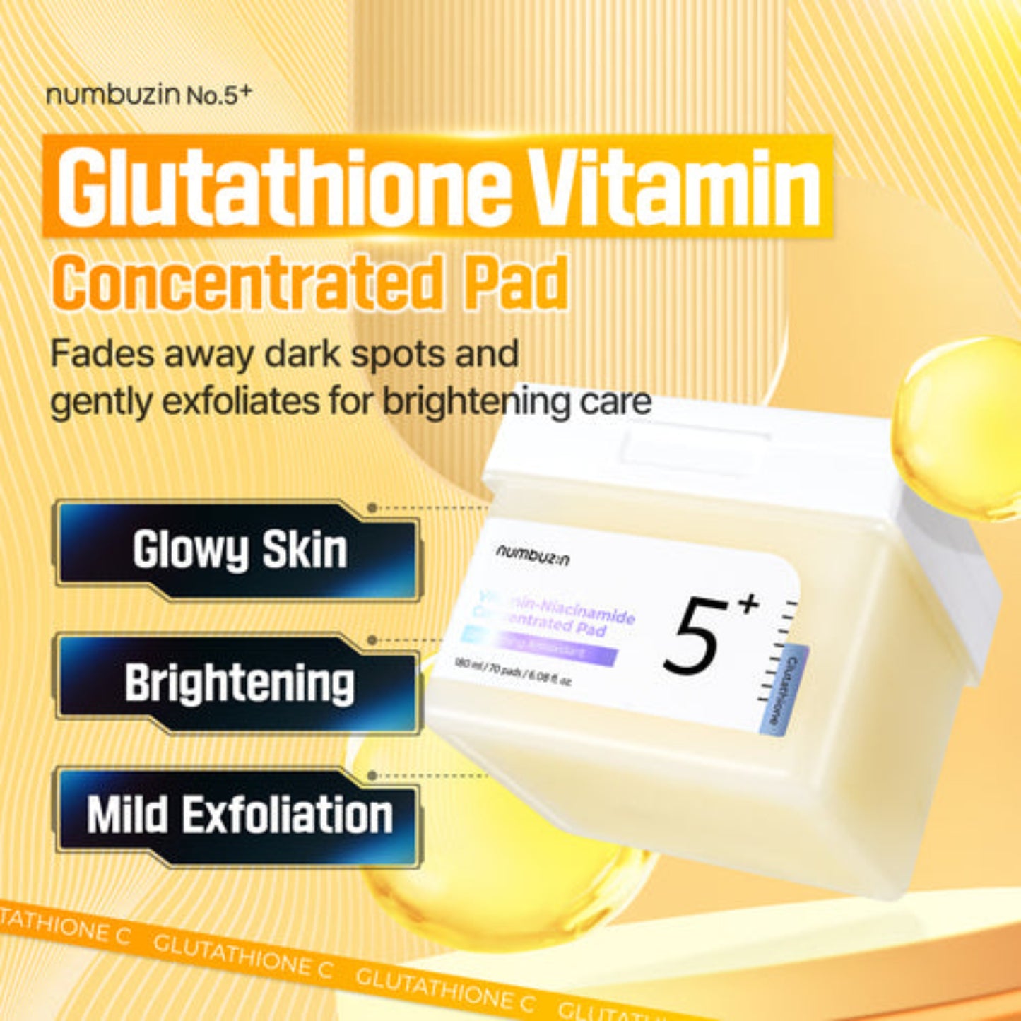 Numbuzin No.5 Vitamin-Niacinamide Toner Pad