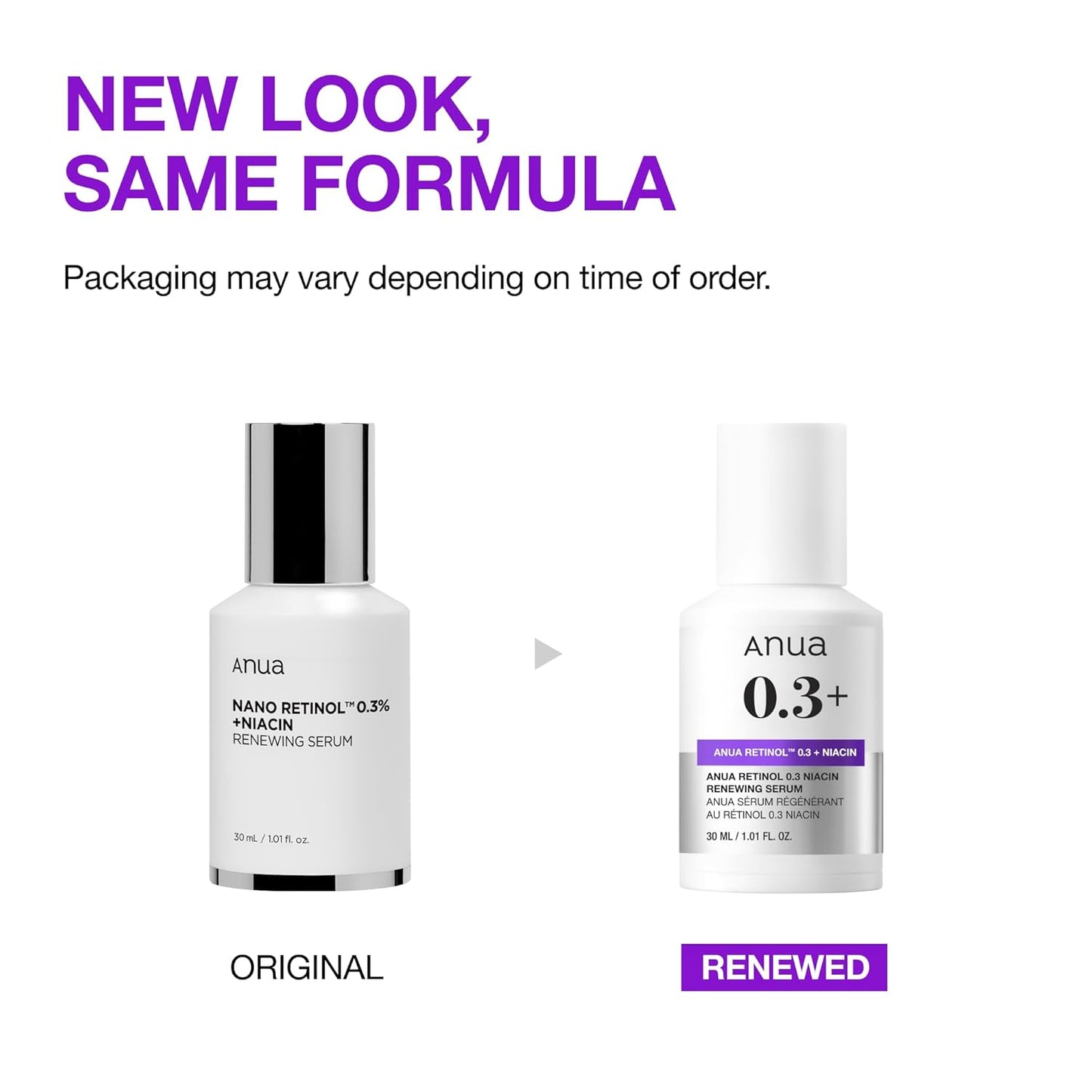 Anua Retinol 0.3 Niacin Renewing Serum