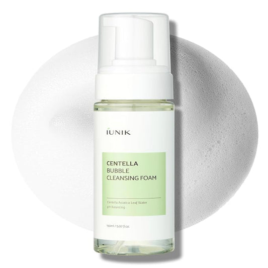 IUNIK Centella Bubble Foaming Vegan Facial Cleanser